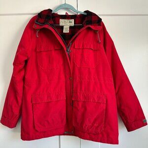 LL Bean Women's Original Baxter State Parka '82 - Red - Large
